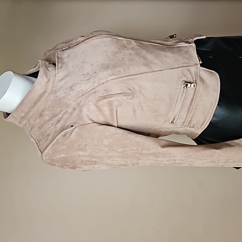 Streetwear Society Faux Suede Jacket ptp 18 1/2 - Picture 4 of 8